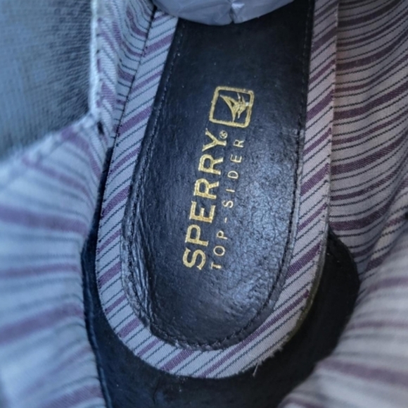 Sperry Leather Claremont Black High Heel Chelsea Ankle Lug Chunky Boot Women 8.5 - Picture 6 of 10